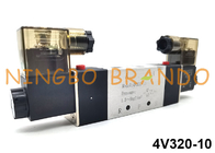 tipo modo pneumatico 24VDC 220VAC di 4V320-10 Airtac dell'elettrovalvola a solenoide 5/2