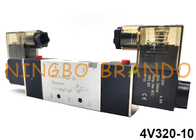 tipo 4V320-10 Airtac elettrovalvola a solenoide pneumatica a doppia bobina 5/2 vie 24VDC 220VAC