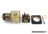 PG11 2P+E DIN43650A connettore di valvola solenoide con luce a led IP65 AC DC