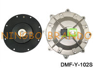 La valvola pneumatica DMF-Y-102S di impulso del diaframma di alluminio a 4 pollici in pieno immerge il collettore di polveri DC24V AC110V AC220V