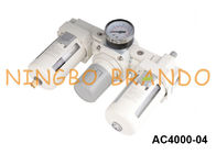 Tipo regolatore di SMC di filtro dell'aria AC4000-04 di FRL 1/2» ed unità del lubrificatore