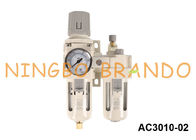 Tipo combinazione di AC3010-02 SMC del lubrificatore del regolatore di filtro dell'aria di FRL