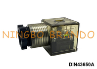 Connettore della bobina dell'elettrovalvola a solenoide di DIN43650A con il tipo A di BACCANO 43650 del LED
