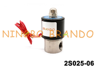2S025-06 SUS-6 1/8&quot; elettrovalvola a solenoide elettrica di acciaio inossidabile dell'acqua