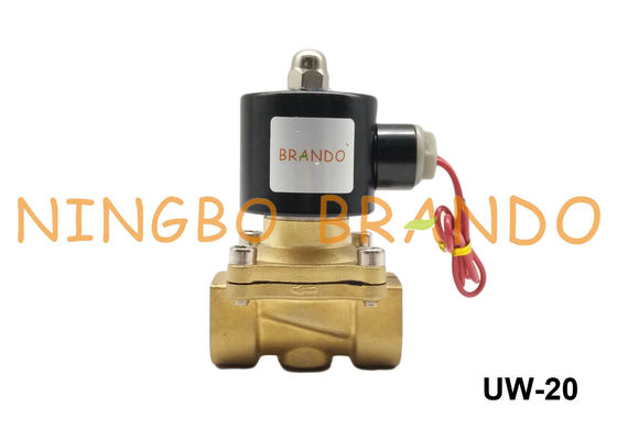 UW-20 2W200-20 3/4" NBR Diaphragm Uni-D Type Water Air Oil Solenoid Valve Normally Closed DC12V AC110V