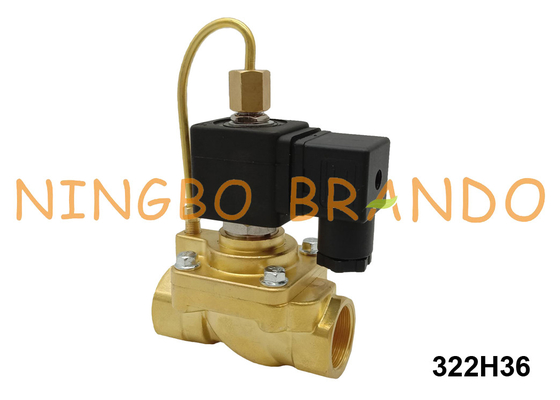 alta pressione aperta 24VDC 220VAC di 322H36 Parker Type Solenoid Valve Normally