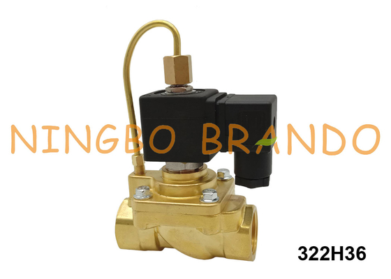 elettrovalvole a solenoide di 322H36 Parker Type Normally Open Brass 3/4&quot; 40 Antivari 24VDC 220VAC