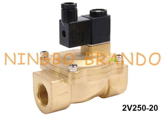 tipo elettrovalvola a solenoide d'ottone 3/4&quot; di 2V250-20 Airtac CA di CC 110V 220V di 12V 24V