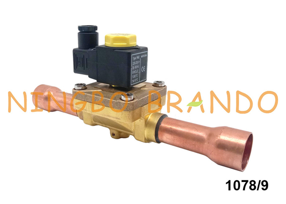 1078/9 di Castel Type Solenoid Refrigeration Valve 1 1/8&quot; 12VDC 24VDC 110VAC 220VAC