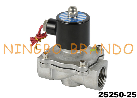 2S250-25 1&quot; elettrovalvola a membrana in acciaio inox AC220V DC24V