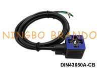 DIN43650A impermeabilizzano IP67 hanno modellato il connettore della bobina dell'elettrovalvola a solenoide del cavo con il LED