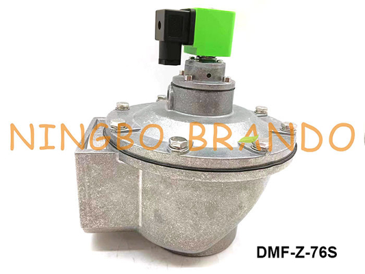 Tipo a 3 pollici impulso ad angolo retto Jet Valve For Dust Collector di DMF-Z-76S SBFEC del solenoide del diaframma