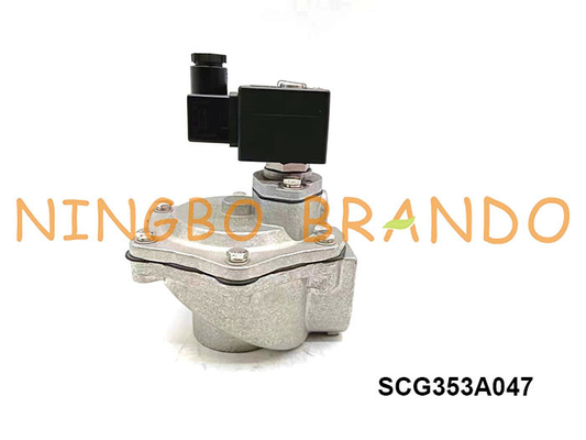 1,5&quot; pilota integrale Pulse Valve 12VDC 24VDC 110VAC 220VAC del diaframma ad angolo retto SCG353A047