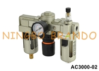 AC3000-02 1/4' SMC Tipo regolatore del filtro pneumatico lubrificante trattamento delle sorgenti d'aria