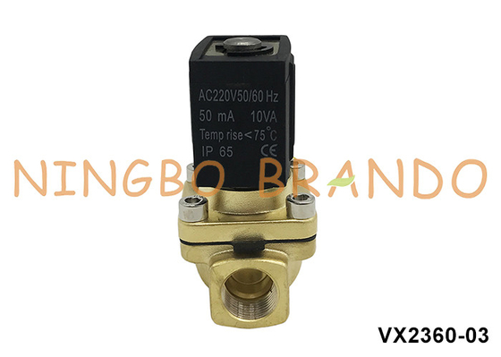 VX2360-03 3/8'' SMC Tipo Valvola solenoide in ottone per acqua-aria 220V 110V 24V