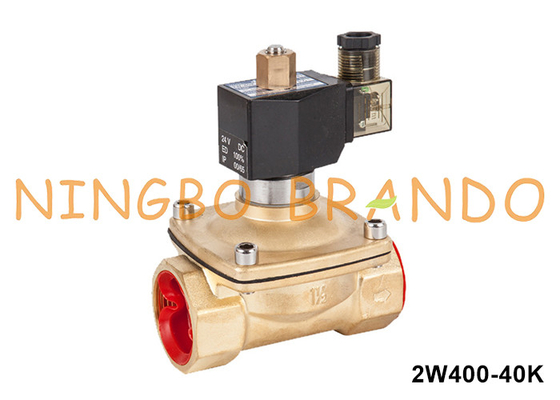 1.5'' 2-Way Normalmente aperto di ottone Valvola solenoide di acqua AC220V AC110V DC24V DC12V