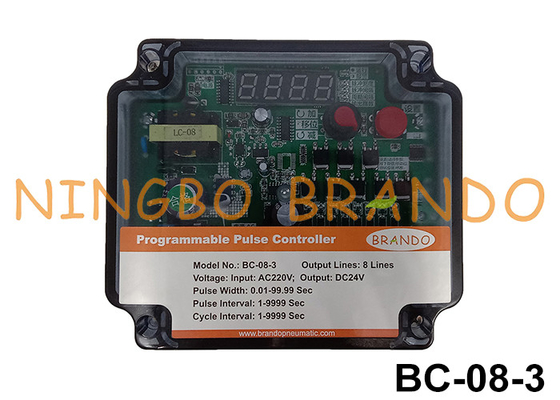 8 linee Controller di impulso programmabile Inlet AC220V Output DC24V