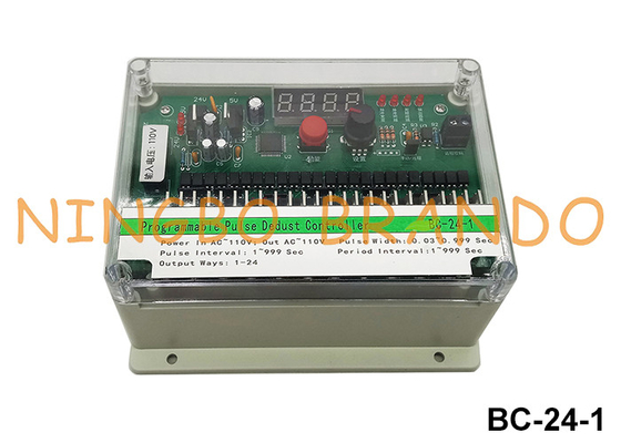 24 linee 110VAC Controller di valvola di impulso di ingresso e uscita per raccoglitore di polvere