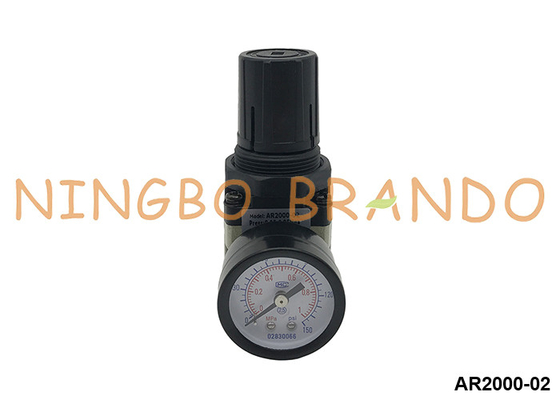 AR2000-02 regolatore pneumatico di pressione dell'aria di tipo SMC con diametro 1/4'' 10 bar