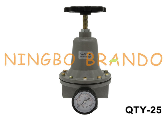 QTY-25 1'' 10 bar Compressore d'aria Valvola regolatore di pressione con manometro