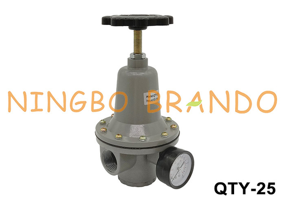 QTY-25 1'' 10 bar Compressore d'aria Valvola regolatore di pressione con manometro