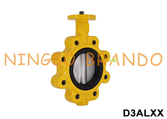 DN40 a DN800 Valvola a farfalla senza testa tipo lug con sedile a schiena dura
