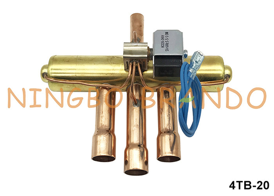Valvola di inversione a quattro vie per pompa di calore condizionatore d'aria refrigerante 220V 110V 24V