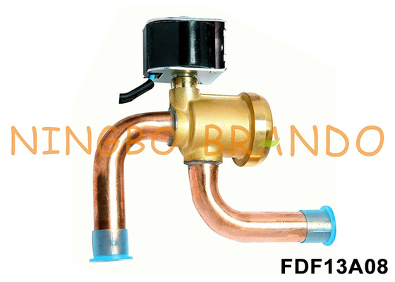 FDF13A08 Valvola solenoide di tipo Sanhua da 5/8' per pompe di calore 24V 110V 220V