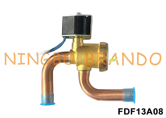 FDF13A08 Valvola solenoide di tipo Sanhua da 5/8' per pompe di calore 24V 110V 220V