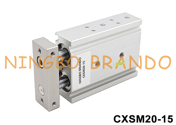 CXSM20-15 cilindro pneumatico a doppia canna 20 mm foratura 15 mm trazione