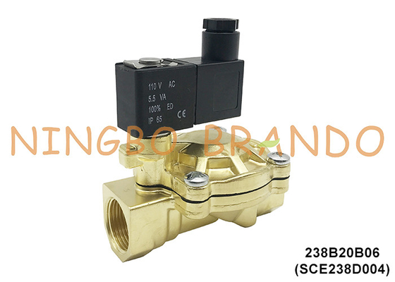 SCE238D004 3/4' ASCO Tipo Valvola solenoide elettrica in ottone per acqua 24V 110V 220V