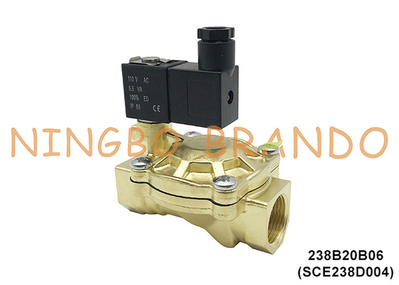 SCE238D004 3/4' ASCO Tipo Valvola solenoide elettrica in ottone per acqua 24V 110V 220V