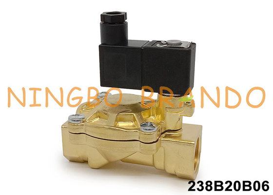 Valvola solenoide tipo ASCO Serie 238 3/4' con corpo in ottone 24V 110V 220V