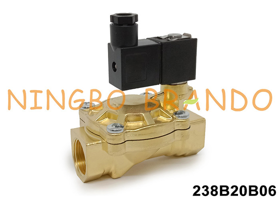Valvola solenoide tipo ASCO Serie 238 3/4' con corpo in ottone 24V 110V 220V