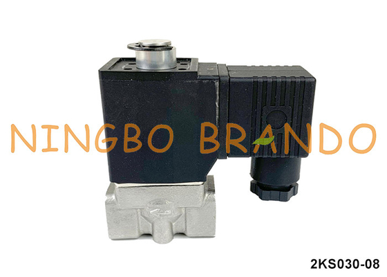 2KS030-08 Tipo Airtac Valvola solenoide in acciaio inossidabile normalmente aperta 24V 110V 220V