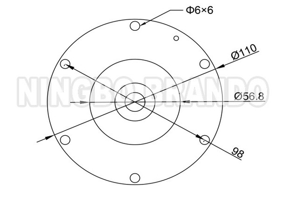 K3500 M1581 K3501 K3502 M1591 Kit diaframma per Goyen CA35T RCA35T