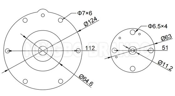 Kit membrana K4502 K4503 per valvola a impulsi Goyen CA45T CA45DD da 1,5''