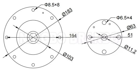 K5004 Kit di riparazione membrana per elettrovalvola a impulsi Goyen CA50T CA62T da 2''