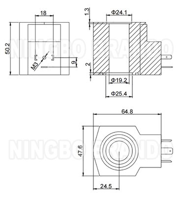 Valvola solenoide idraulica per Yuken DSG-01 Serie 110V 120V 220V 240V
