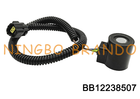 Bobina elettrovalvola idraulica per escavatore 12VDC 12W, ricambio DH55-5 DH55-7 DH60-5 DH60-7