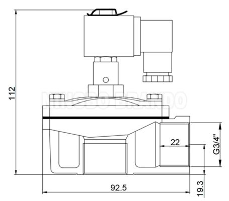 CAC20T4 GOYEN Type 4 Series 3/4'' Pulse Valve For Dust Collector System 24V 220V