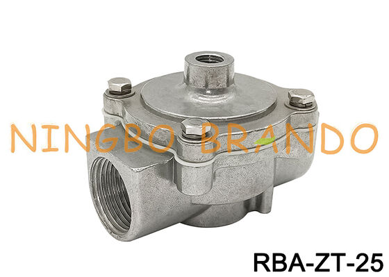 Valvola a membrana a getto pulsato per collettore di polveri con pilota remoto diritto da 1''