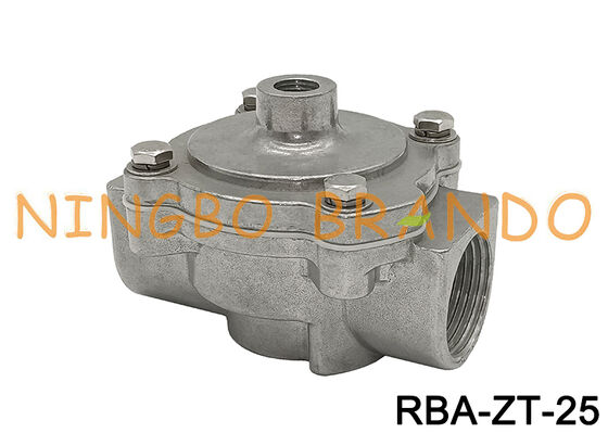 Valvola a membrana a getto pulsato per collettore di polveri con pilota remoto diritto da 1''