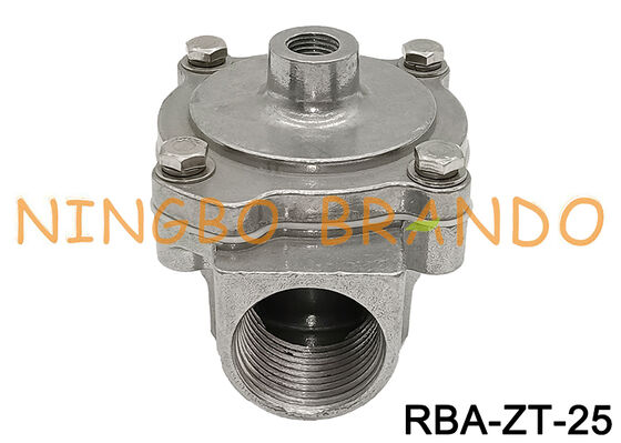 Valvola a membrana a getto pulsato per collettore di polveri con pilota remoto diritto da 1''