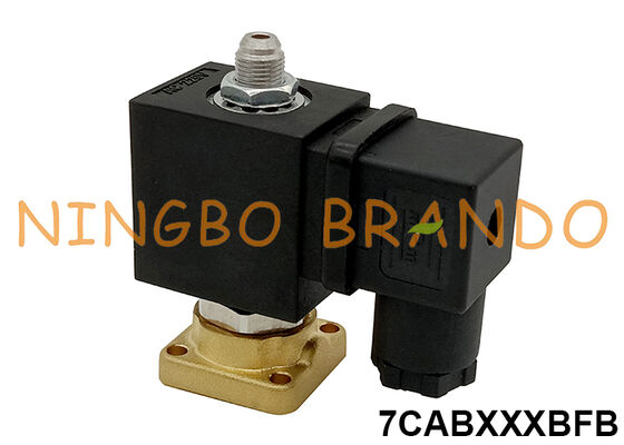 Elettrovalvola a solenoide in ottone a 3 vie con flangia per macchina da caffè 12V 24V 110V 220V