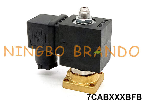 Elettrovalvola a solenoide in ottone a 3 vie con flangia per macchina da caffè 12V 24V 110V 220V