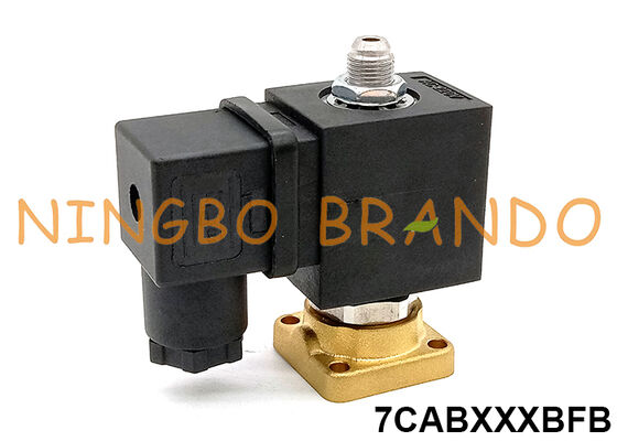 Elettrovalvola a solenoide in ottone a 3 vie con flangia per macchina da caffè 12V 24V 110V 220V