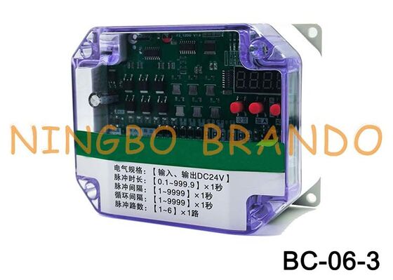6 linee DC24V Input 24VDC Output Pulse Valve Controller per raccoglitore di polvere