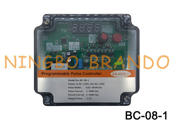 8 linee Collettore di polvere Regolare cronometratore sequenziale 110VAC Input 1110VAC Output