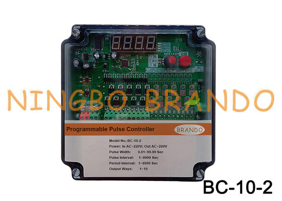 220VAC In 220VAC Out 10 linee Pulse Valve Timer Controller per raccoglitore di polvere